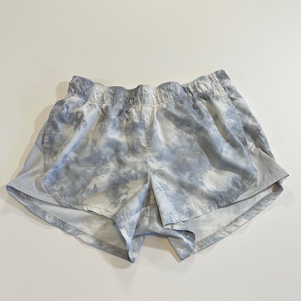 Women’s Gray Tie-Dye Athletic Lounge Shorts Size Large